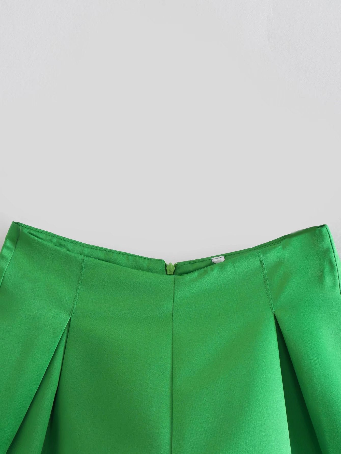 Hight Waist Hot-Shorts Elegant Loose Flare Mini Shorts Wide Leg Solid Color Shorts