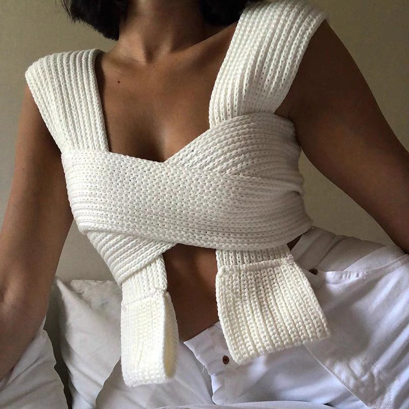 Sahara Multiway Bandage Knit Tank Top