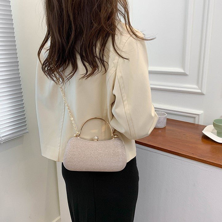 Neri Rhinestones Retro Handbag