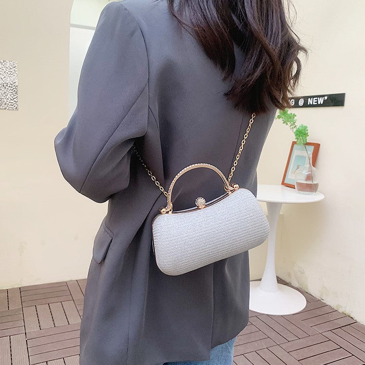 Neri Rhinestones Retro Handbag