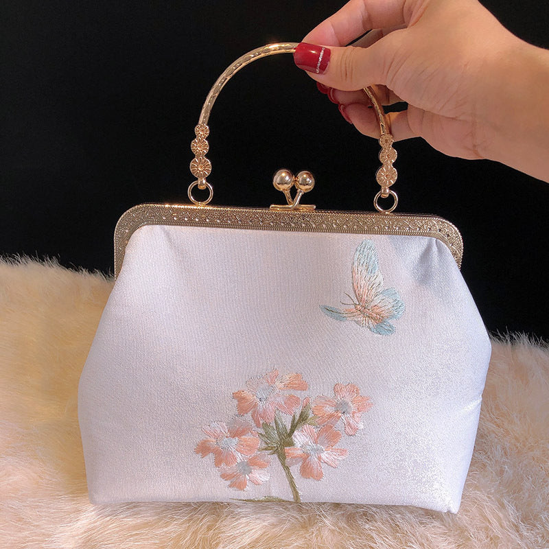 Lorene Retro Embroidered Handbag