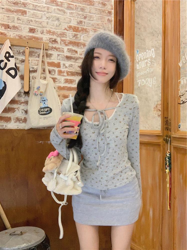 Lilia Butterfly Cut Out Printed Top