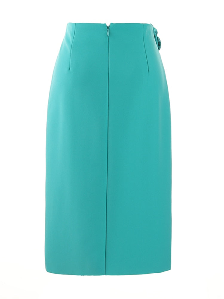 Ophelia Rose Applique Pencil Skirts - 3 Colors