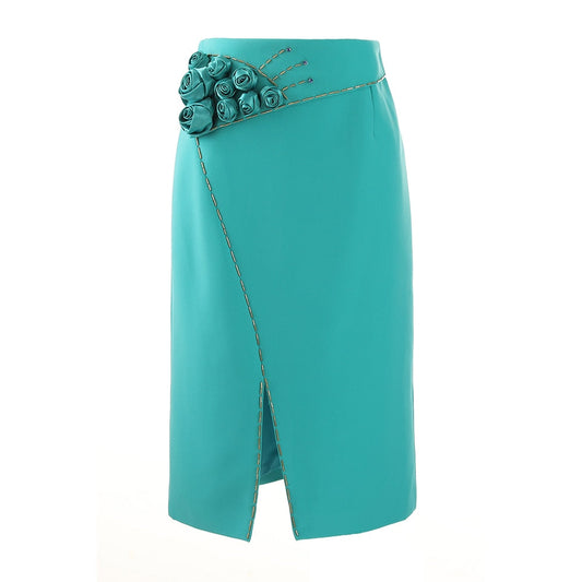 Ophelia Rose Applique Pencil Skirts - 3 Colors