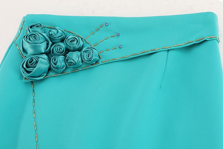 Ophelia Rose Applique Pencil Skirts - 3 Colors