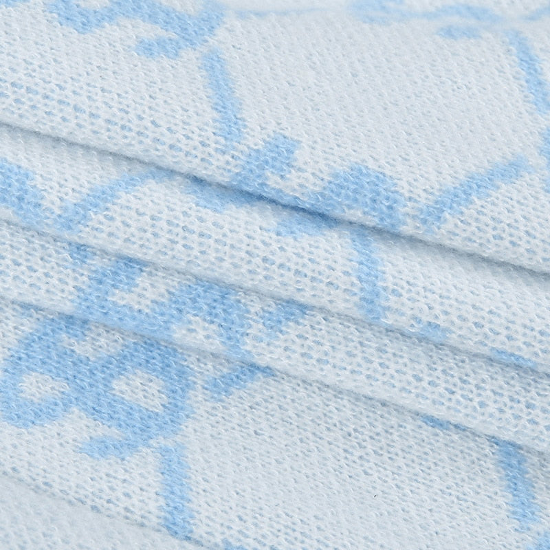 Oversized Monogoram Prints Sweaters - 3 Colors