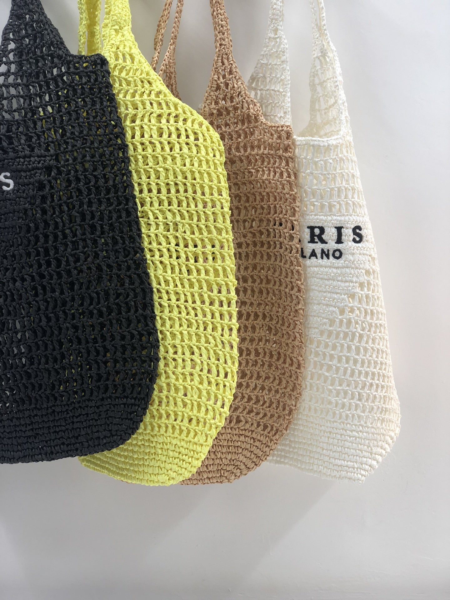 Paris Milk Cotton Knit Mesh Totes - 6 Colors