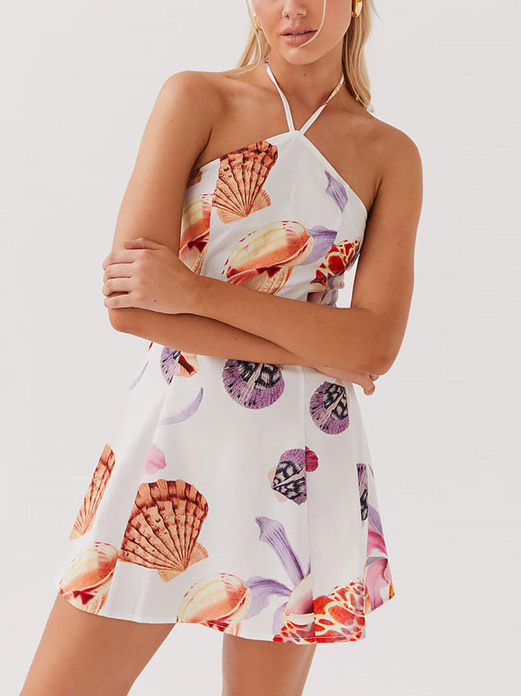 Freya Mini Dress - Seaside Bouquet