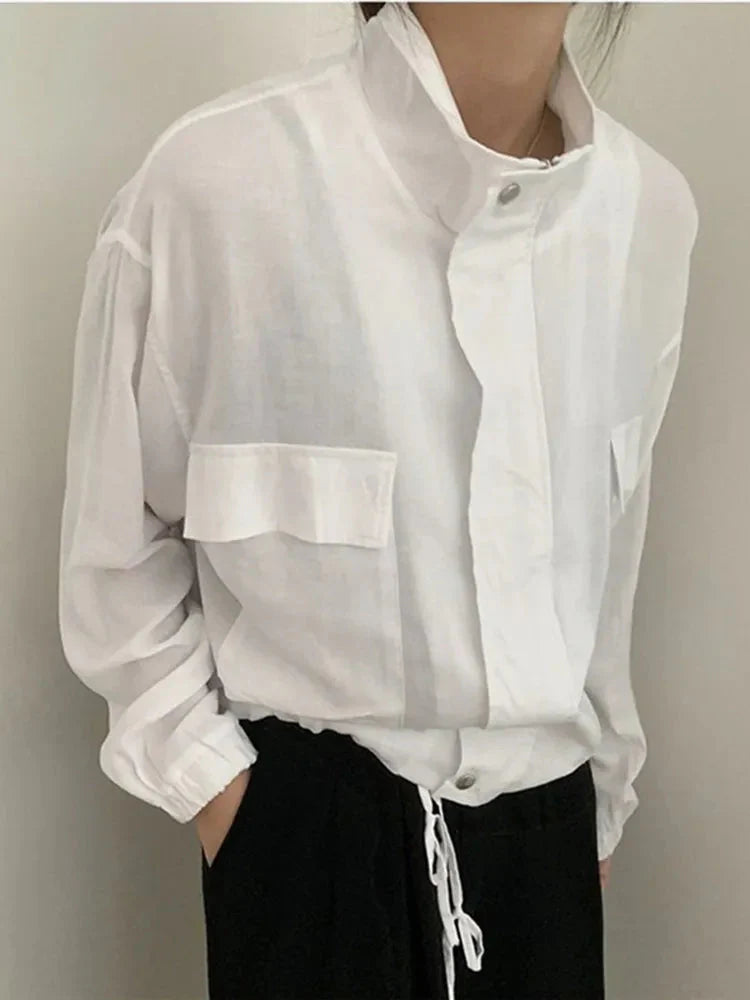 Pera Linen Cotton Summer Bomber Jackets - 3 Colors