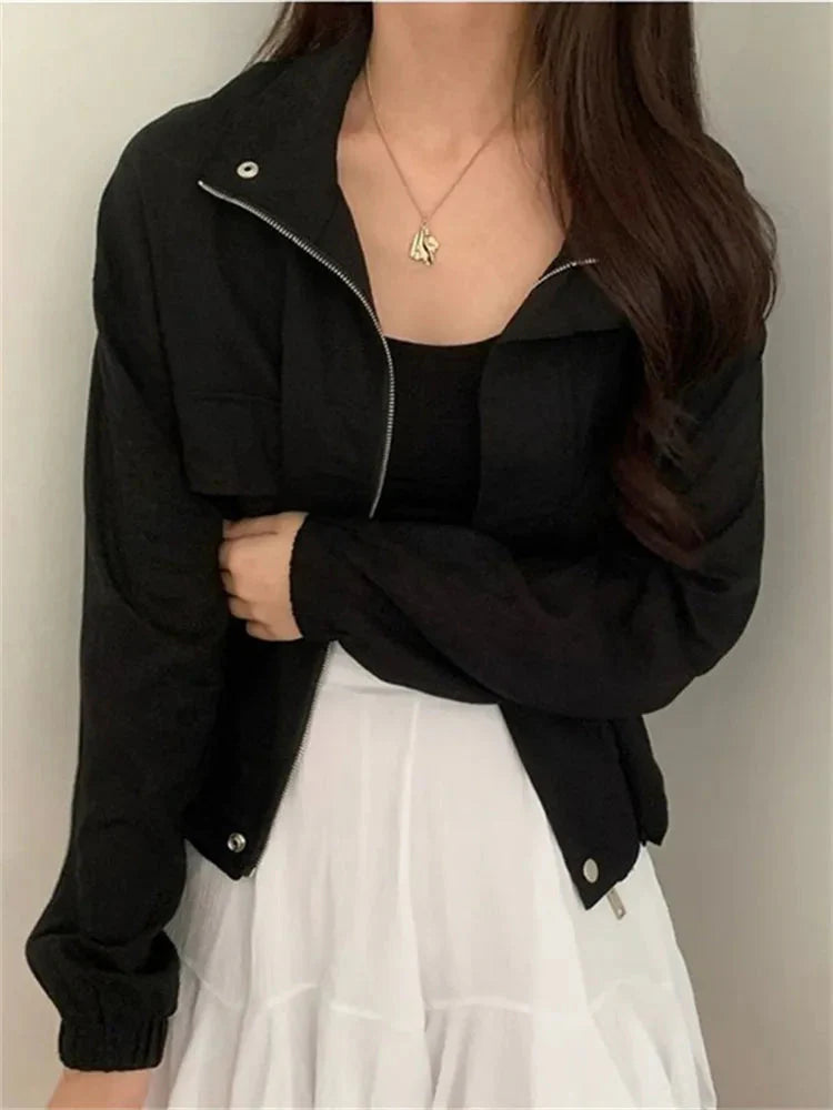 Pera Linen Cotton Summer Bomber Jackets - 3 Colors