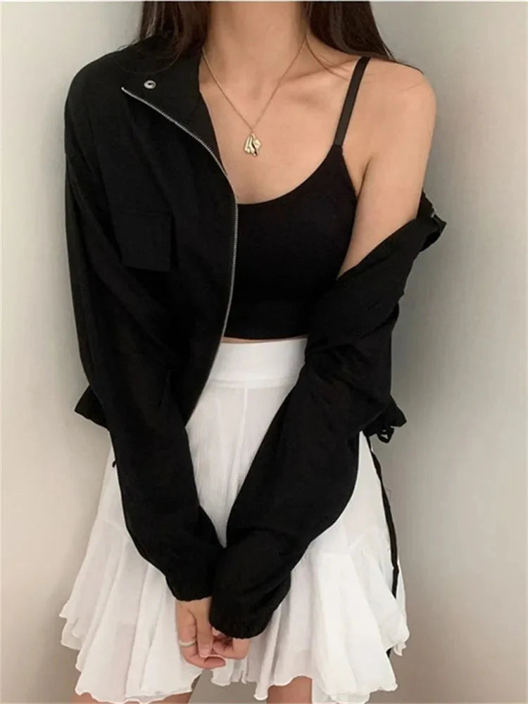 Pera Linen Cotton Summer Bomber Jackets - 3 Colors