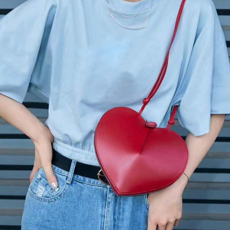 Pesca Heart Shoulder Bags - 2 Colors