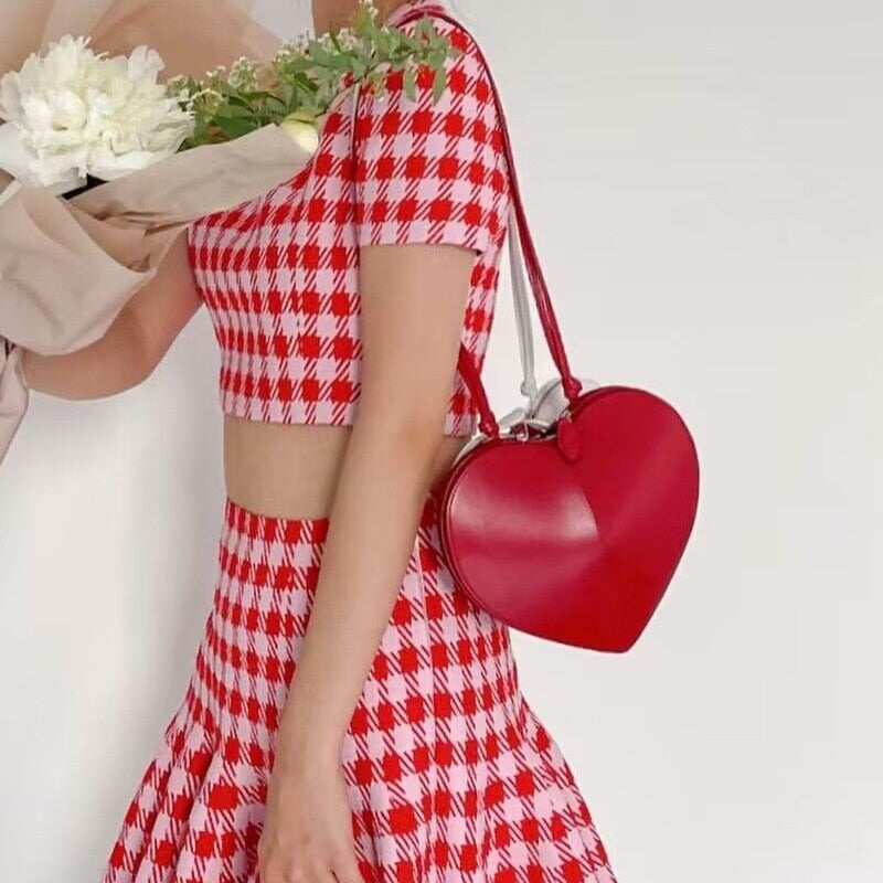 Pesca Heart Shoulder Bags - 2 Colors