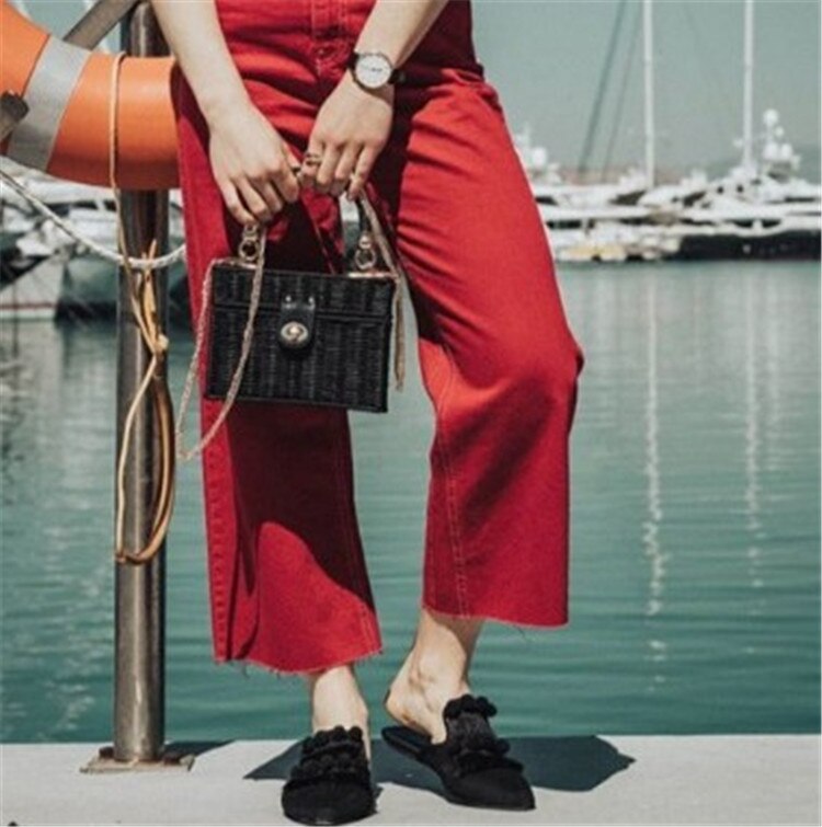 Petunia Rattan Box Bags - 3 Colors