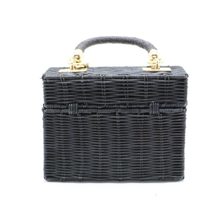 Petunia Rattan Box Bags - 3 Colors