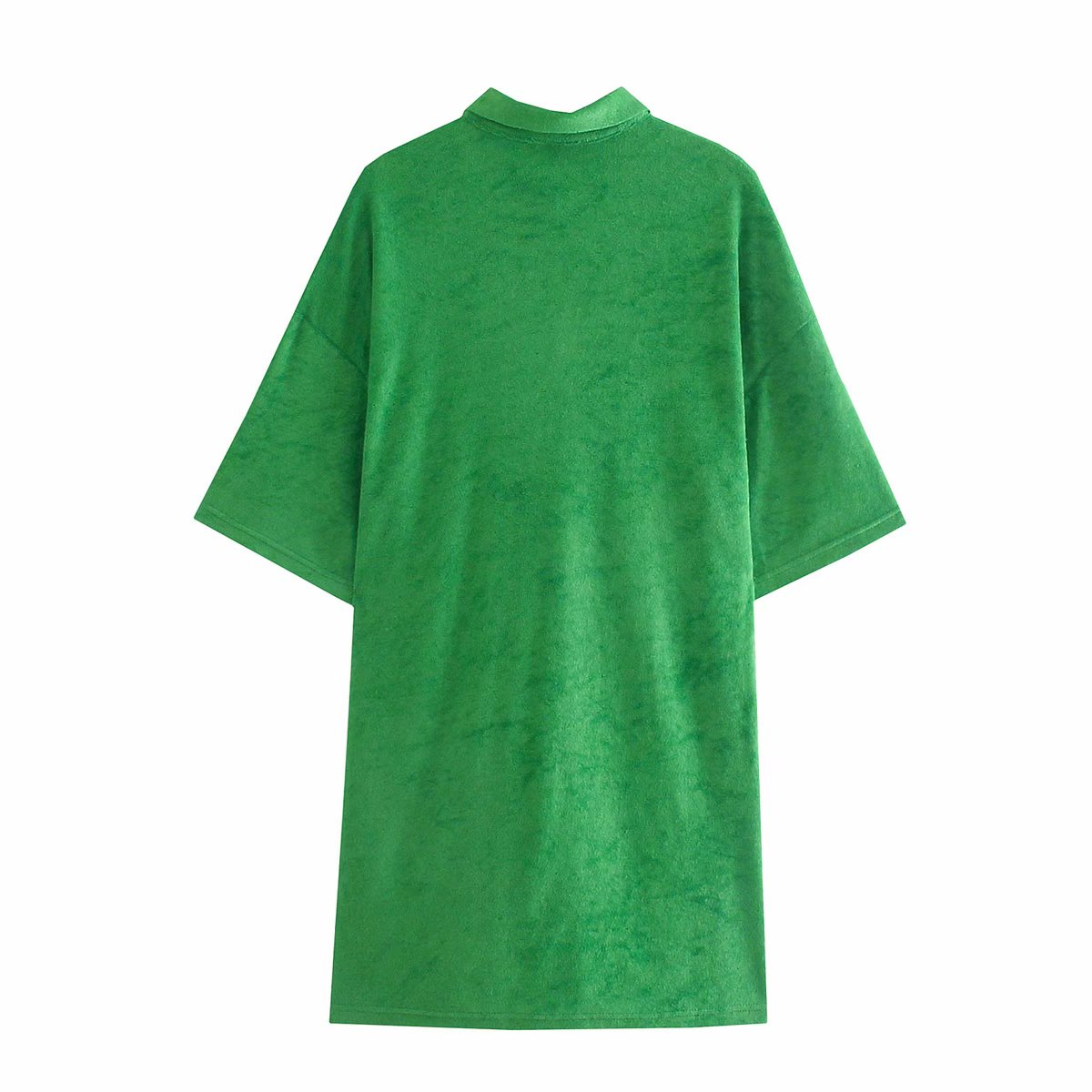 Pilla French Terry Polo T-Shirt Dress