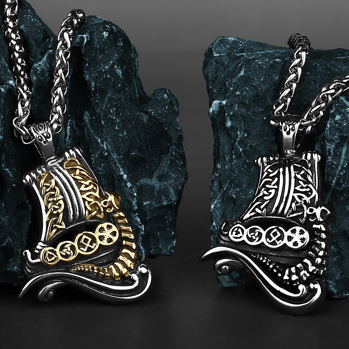 Pirate Ship Necklace