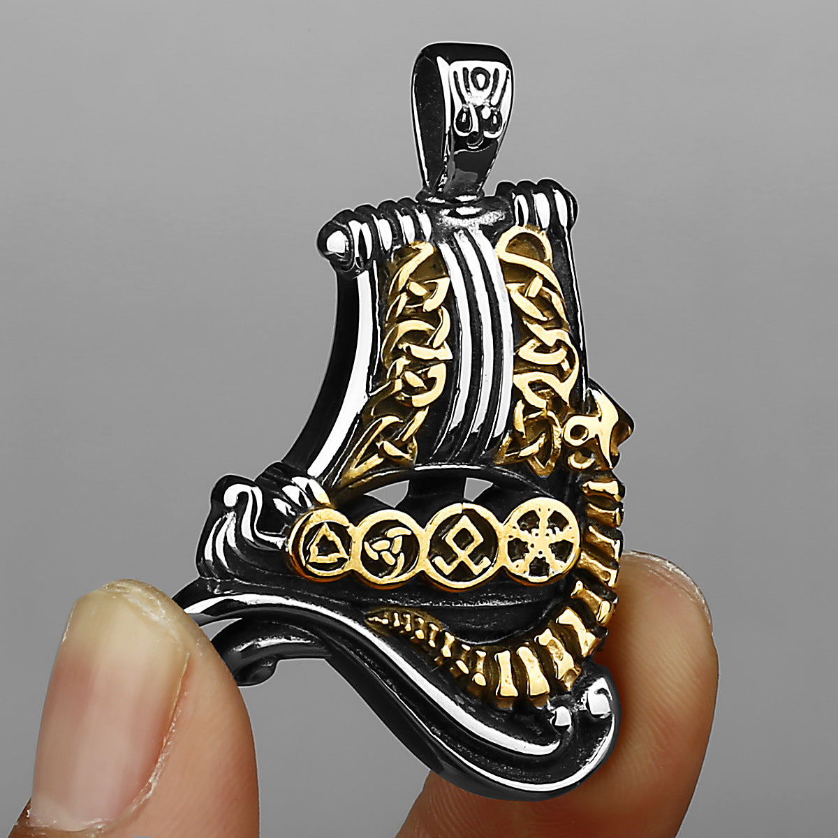 Pirate Ship Necklace