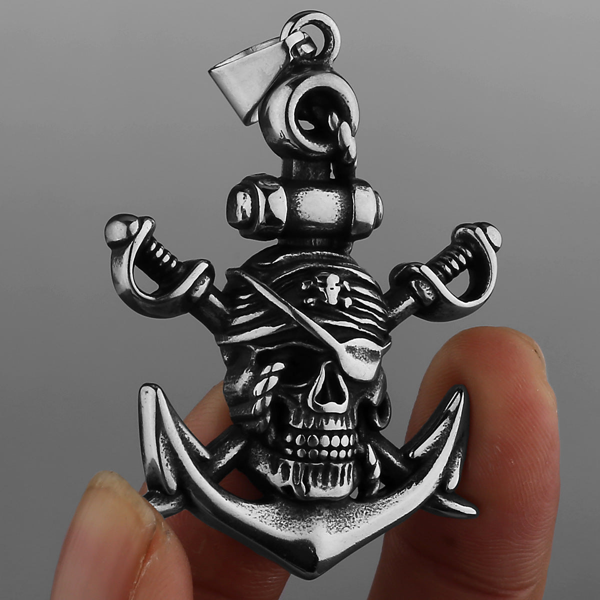 Pirate Sword Anchor Necklace