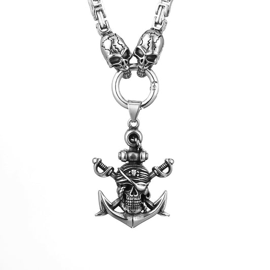 Pirate Sword Anchor Necklace