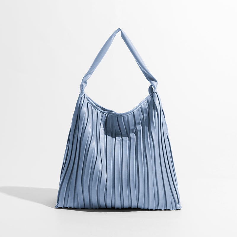 Portia Pleated Faux Leather Hobo Bags - 5 Colors