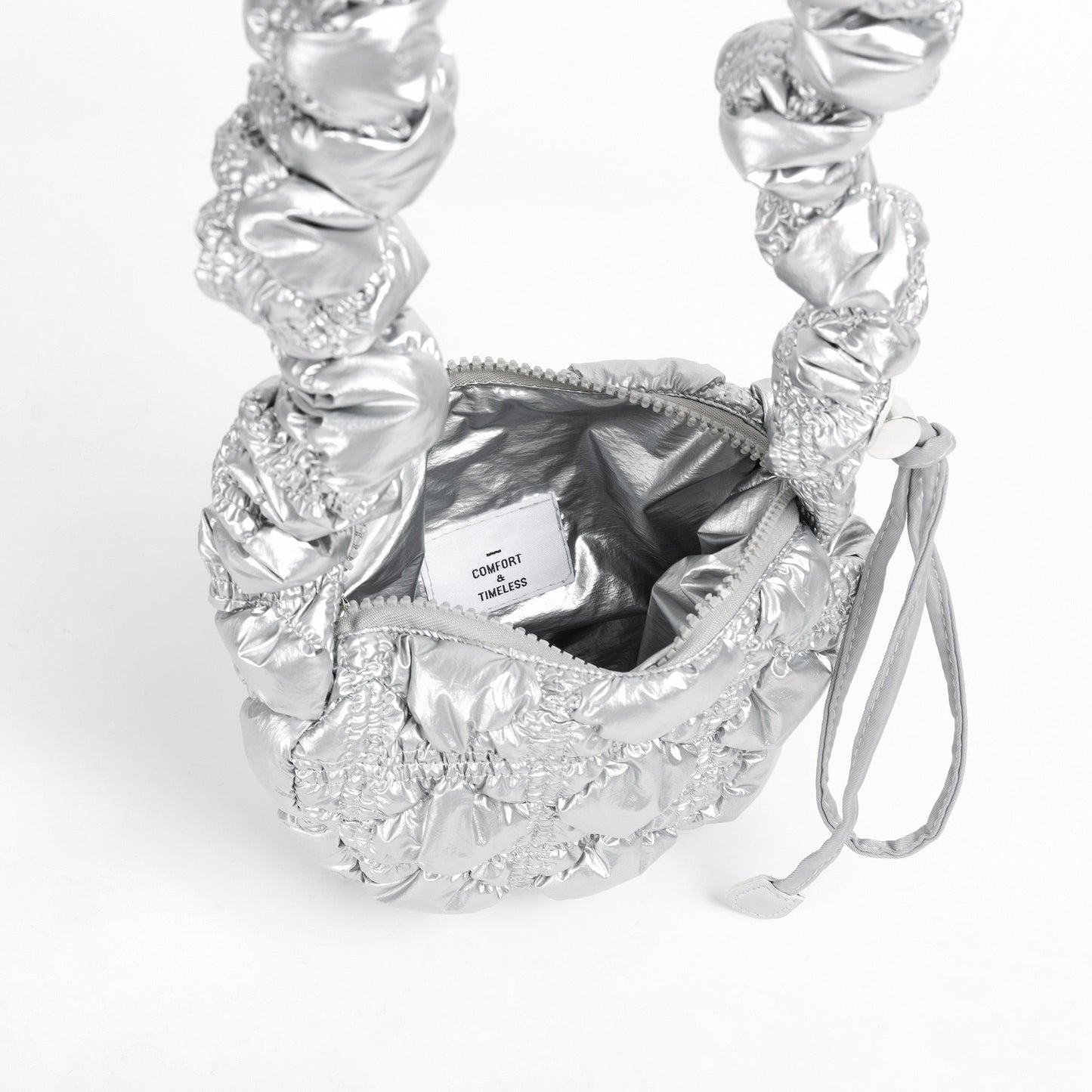 Prisca Metallic Ruched Fanny Bags - 4 Colors