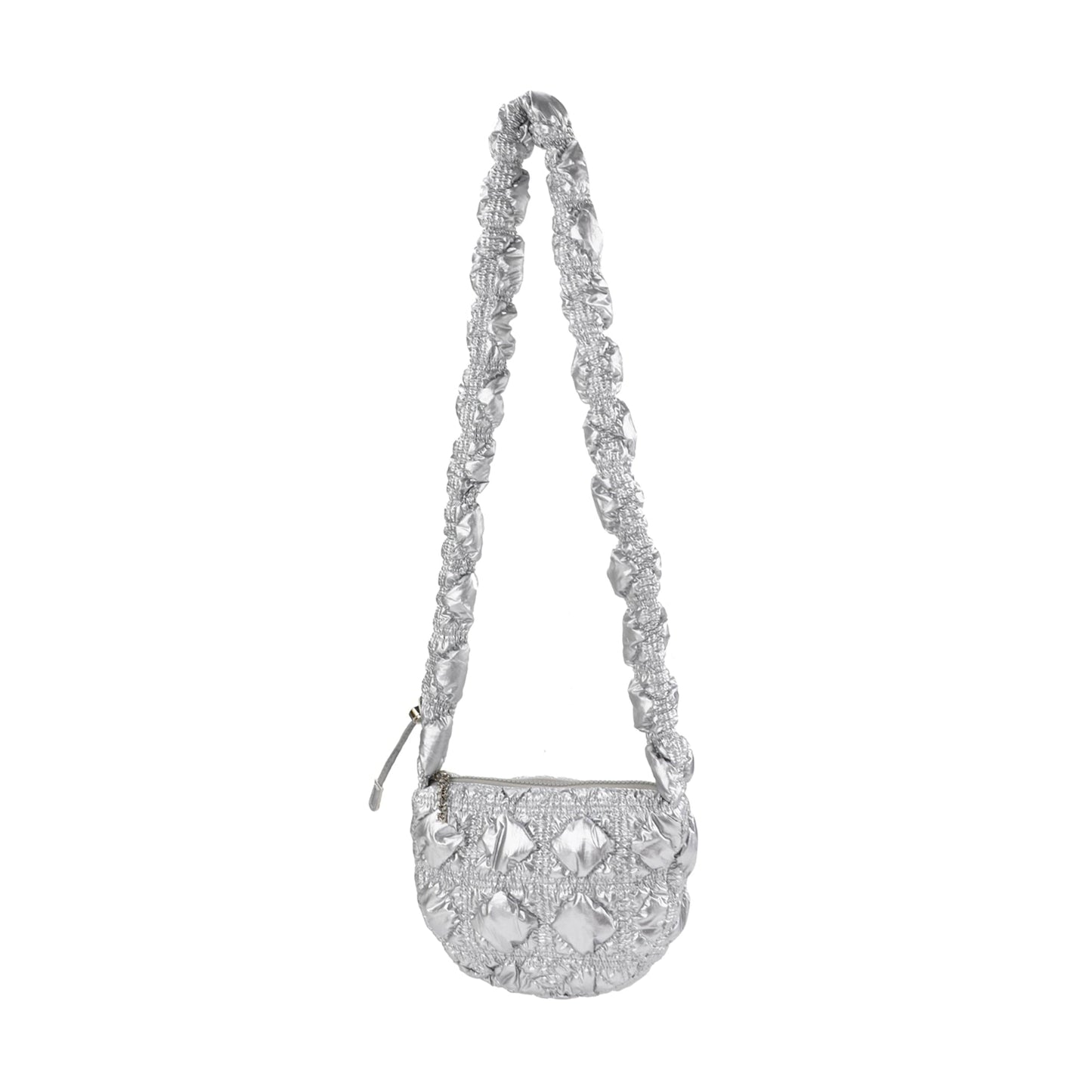 Prisca Metallic Ruched Fanny Bags - 4 Colors