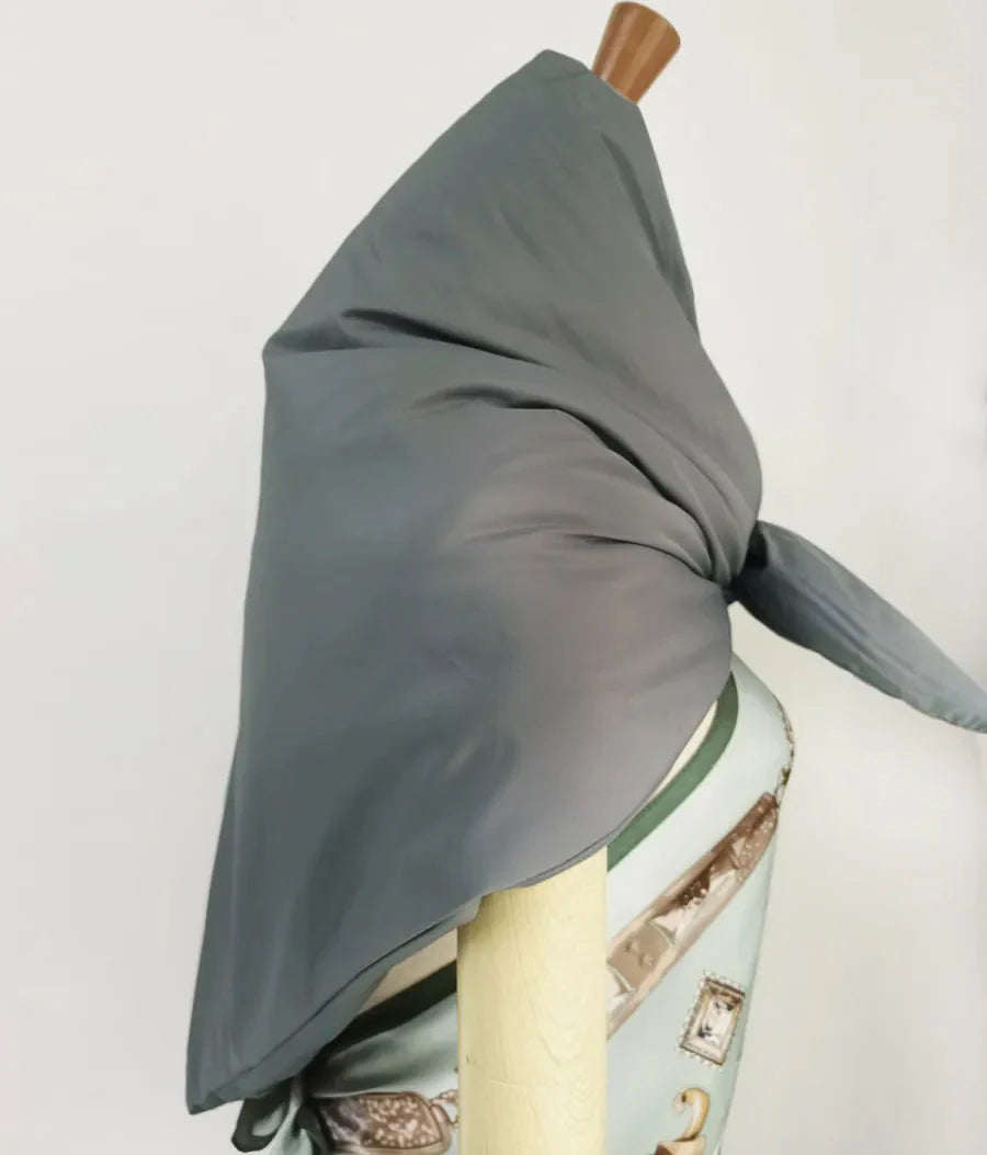 Puffer Hoodie Headscarf