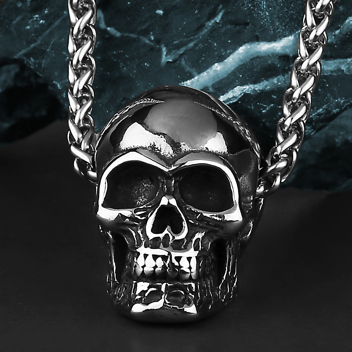 Punk Rock Skull Necklace