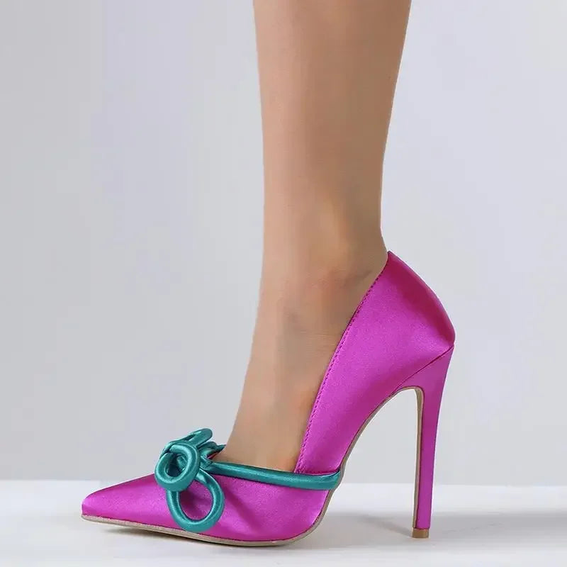 Shallow High Heel Pumps Elegant Wedding Banquet High Heel