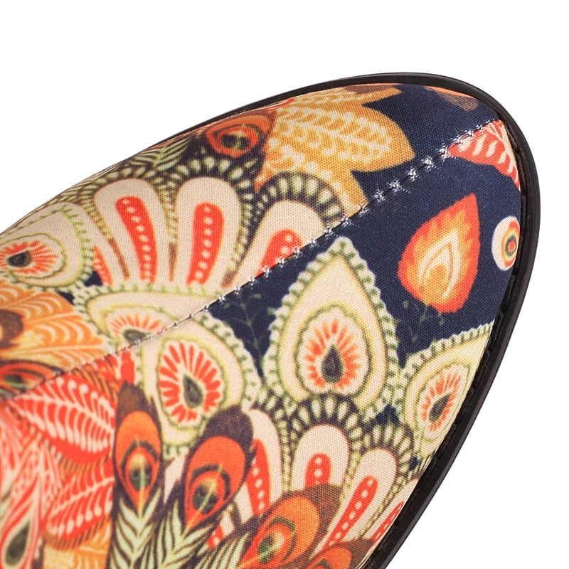 Rael Printed Tie and Slouchy Over the Knee Boots - 3 Styles