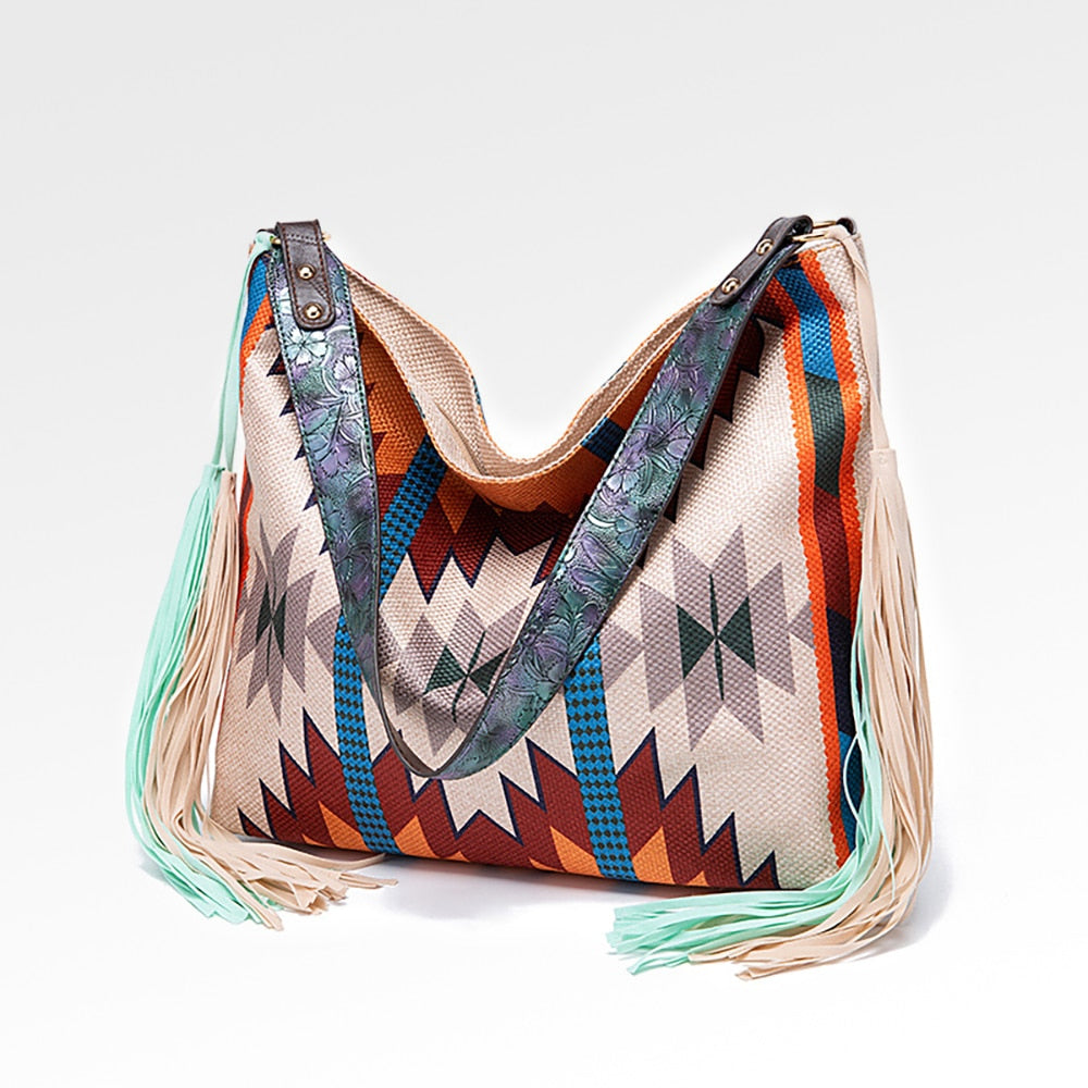 Raelynn Tribal Prints Western Shoulder Bags - 16 Colors