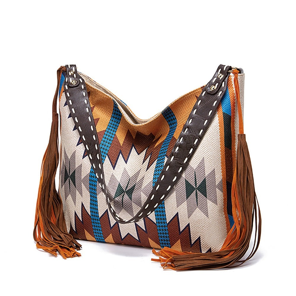 Raelynn Tribal Prints Western Shoulder Bags - 16 Colors