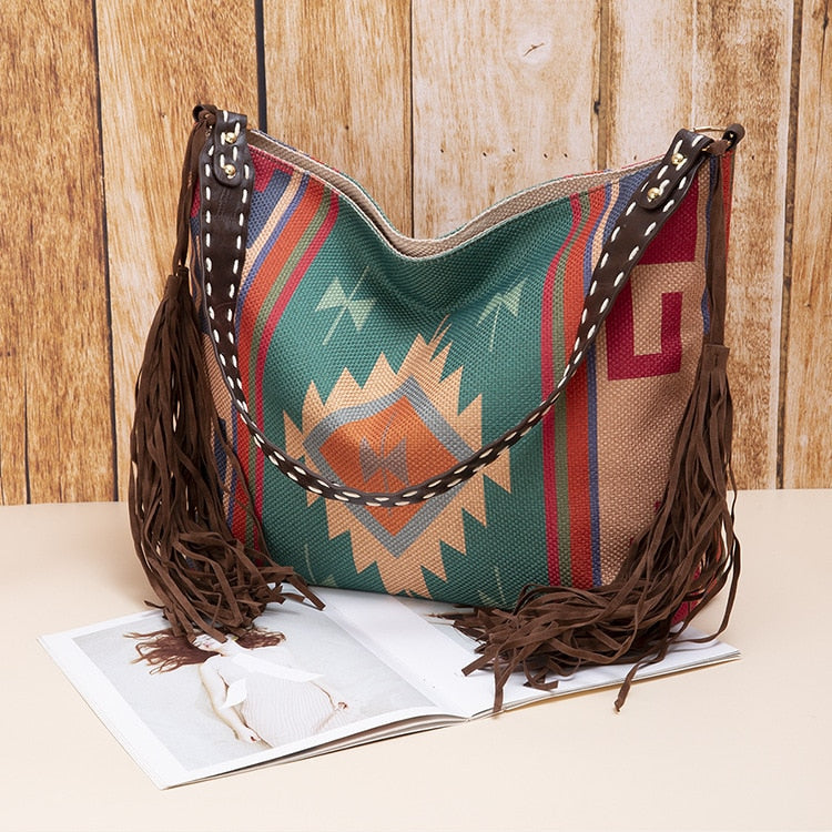 Raelynn Tribal Prints Western Shoulder Bags - 16 Colors