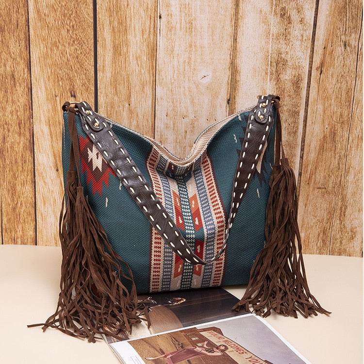 Raelynn Tribal Prints Western Shoulder Bags - 16 Colors