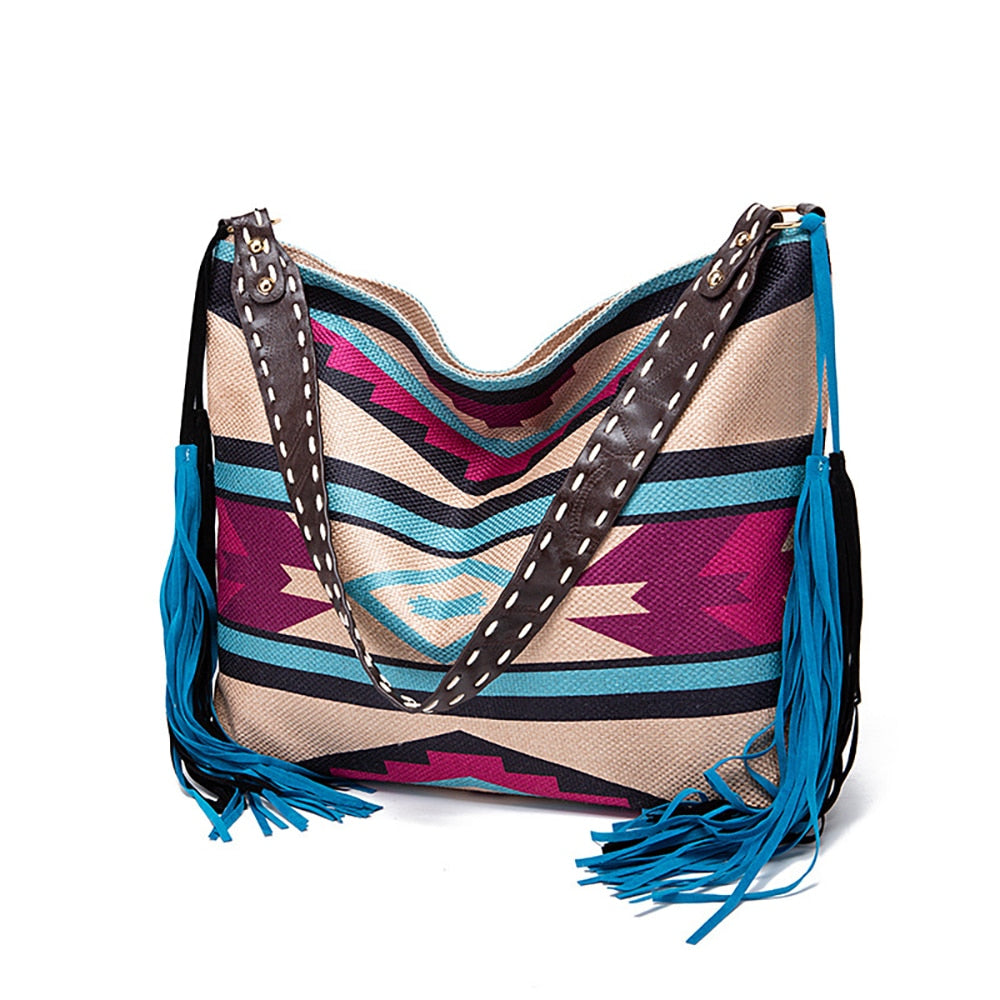 Raelynn Tribal Prints Western Shoulder Bags - 16 Colors