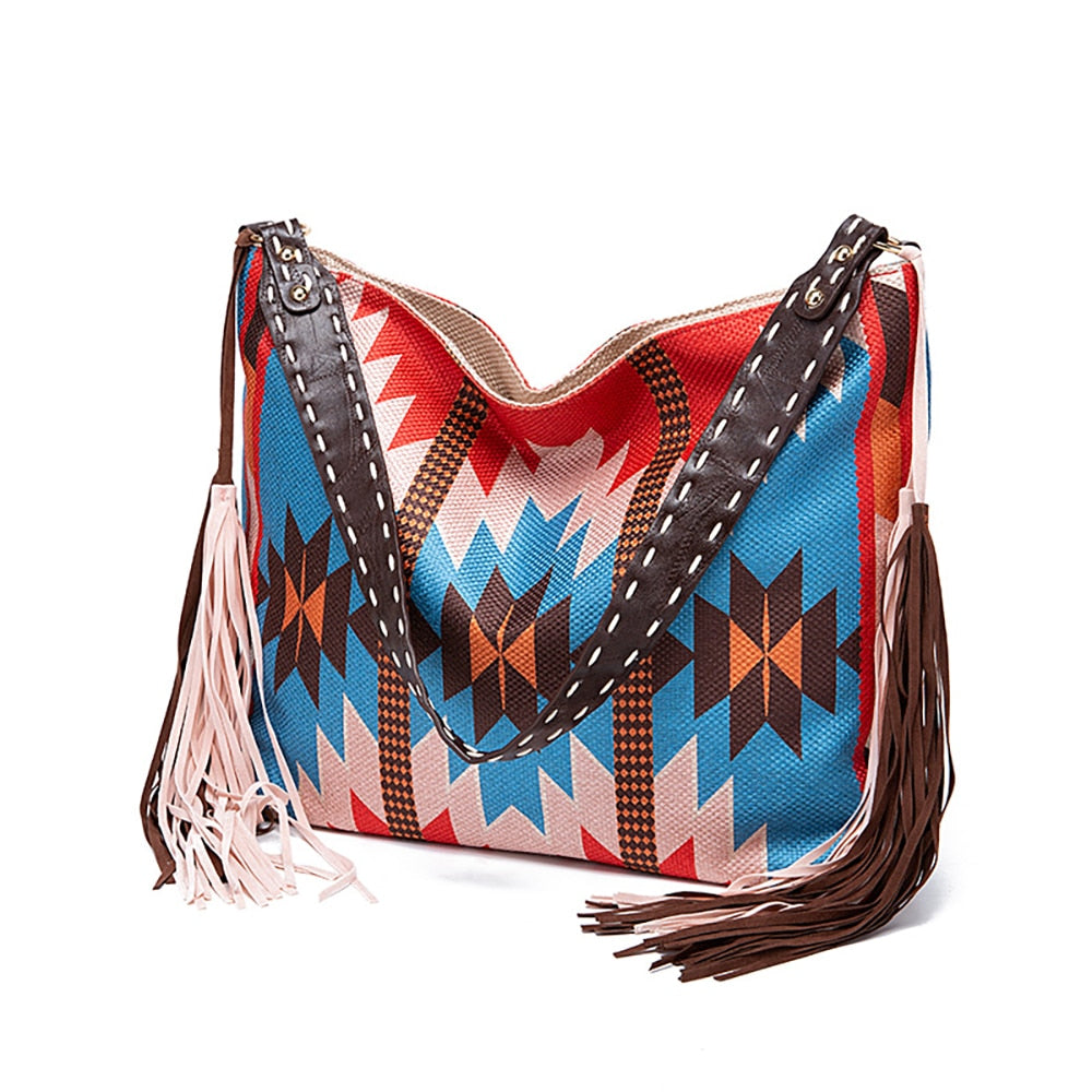 Raelynn Tribal Prints Western Shoulder Bags - 16 Colors