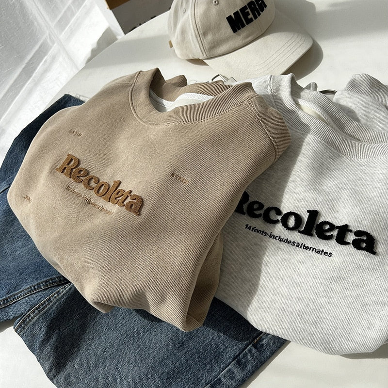 Recoleta Fonts Sweatshirts - 2 Colors