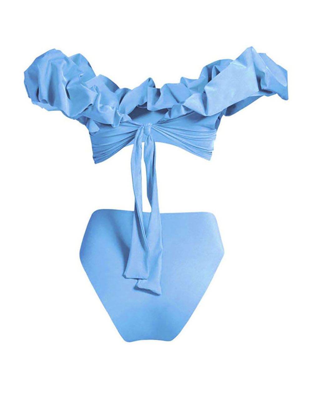 Resa Ruffle Trim Retro Swimsuit