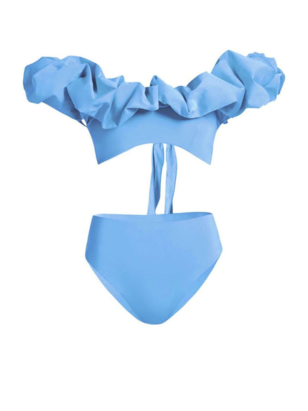 Resa Ruffle Trim Retro Swimsuit