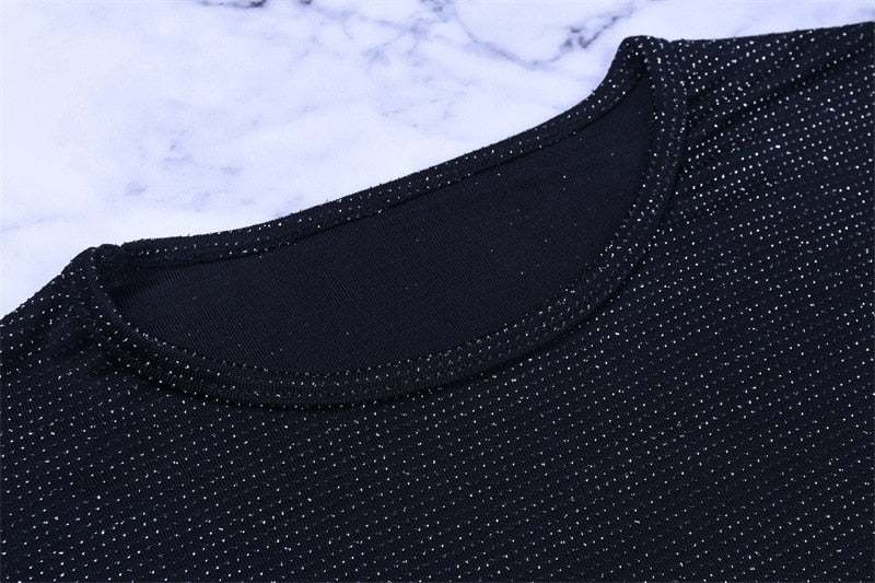 Rhea Lurex Bodice Sheath Dress