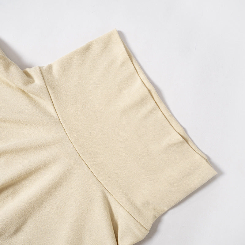 Rin Pierced Turtleneck Knit Tops