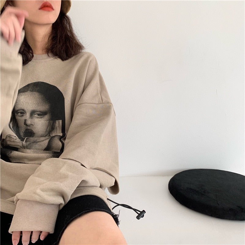 Rollipop Mona Lisa Sweatshirts - 2 Colors
