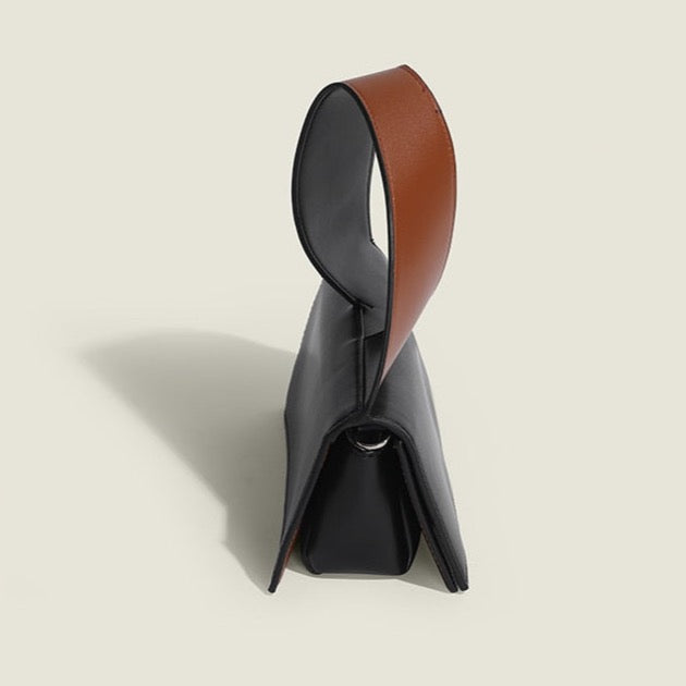 Roma Wide Twisted Handle Mini Bag