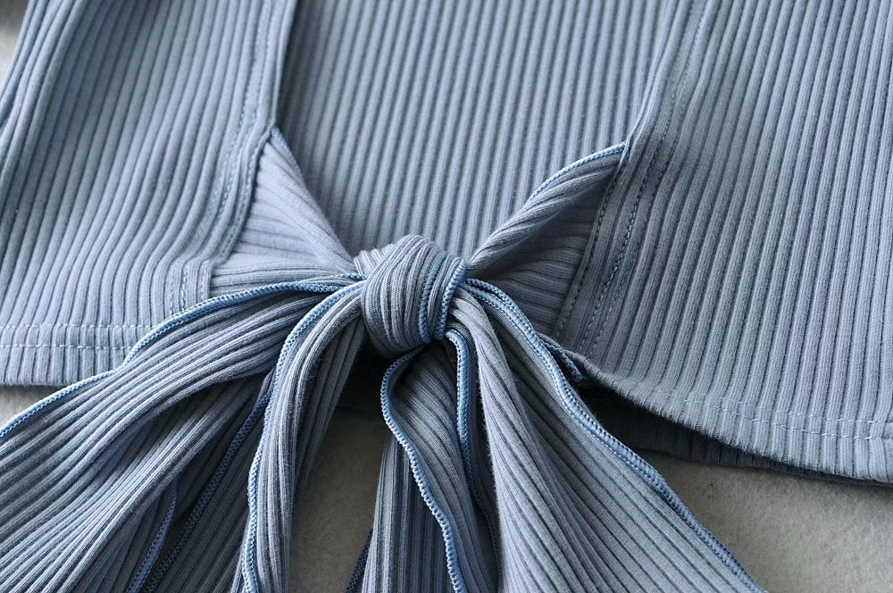 Rubie Open Back Puff Shoulder Tops - 2 Colors