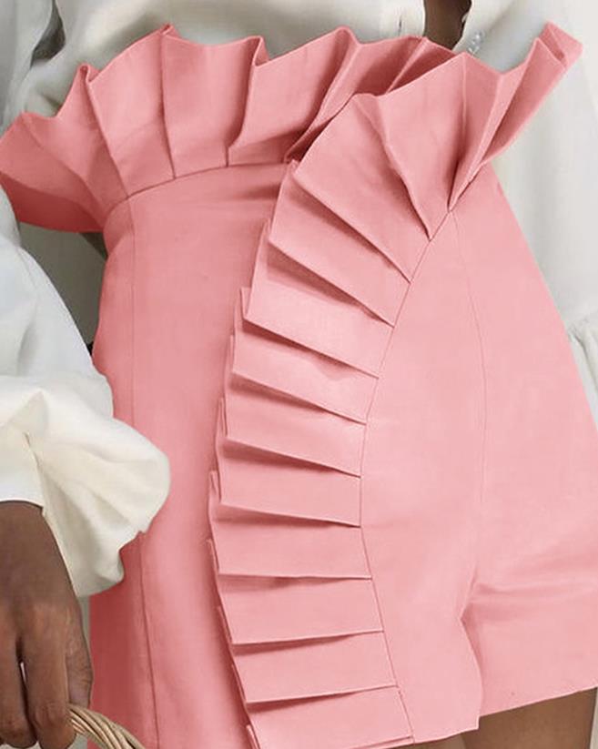 Rylee Ruffle Edges Shorts - 5 Colors