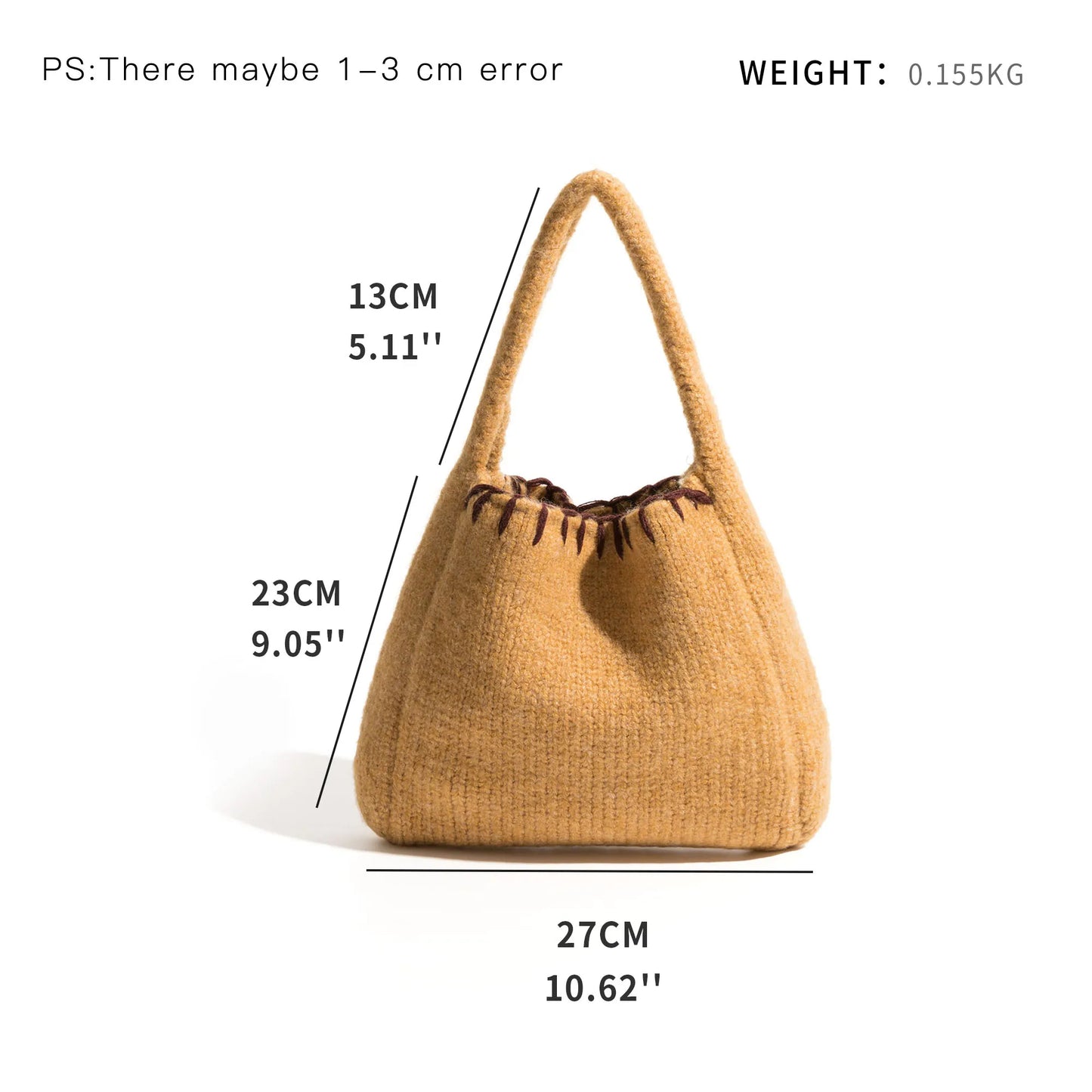 Marie Wool Knit Totes - 7 Colors