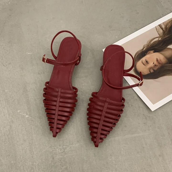 Aluna Multi Lines Strapy Sandals