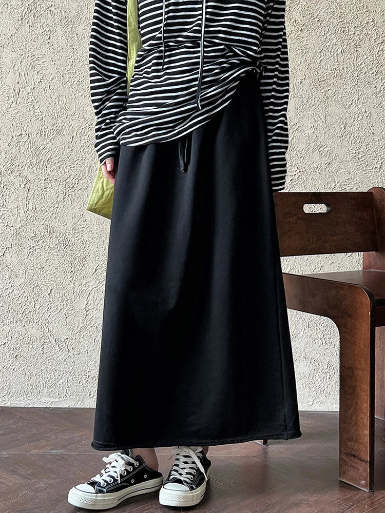 Percy Casual Sweatpants Maxi Skirts