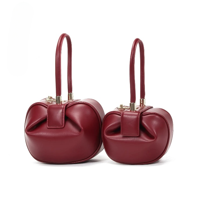 Alma Leather Mini Dumpling Bags